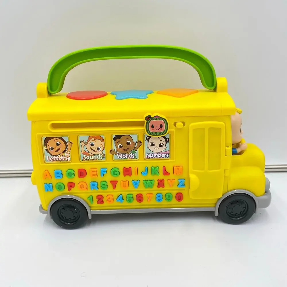 CoComelon Musical Alphabet Learning Yellow School Bus